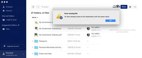 tipbits replace  shared dropbox file  changing  link tidbits