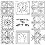 Coloring Pages Quilt Blank Patterns Crazy Printable Templates Print Pattern Template Designs Colouring Quilting Block Adult Choose Board sketch template