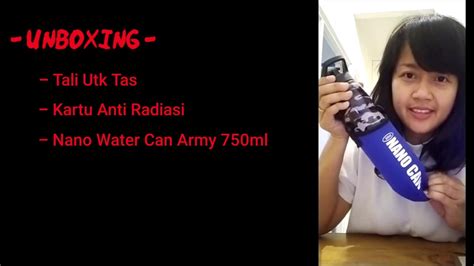 unboxing nano army wow benar hebat canggih youtube