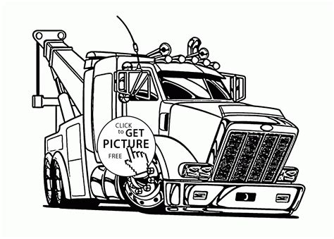 printable big truck coloring pages captain printable calendars