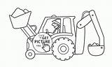 Excavator Digger Traktor Frontlader Malvorlagen Webstockreview sketch template