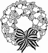 Wreath Corone Couronnes Ferien Disegni Gifgratis Colorare Flowers sketch template