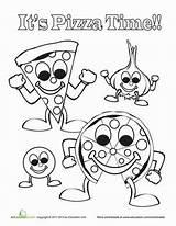 Pizza Coloring Pages Hut Kids Getdrawings Colouring sketch template