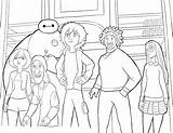 Hero Big Coloring Pages Print sketch template