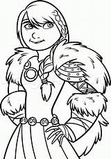 Dragon Astrid sketch template