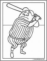 Baseball Jersey Coloring Pages Babe Ruth Outline Printable Vector Template Print Uniform Getdrawings Mlb Batting Getcolorings Pdf Color Bat sketch template