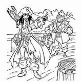 Coloring Pages Sparrow Pirates Jack Caribbean Blackbeard Color Character Getcolorings Gibbs Mr Printable Print Kraken Supporting sketch template