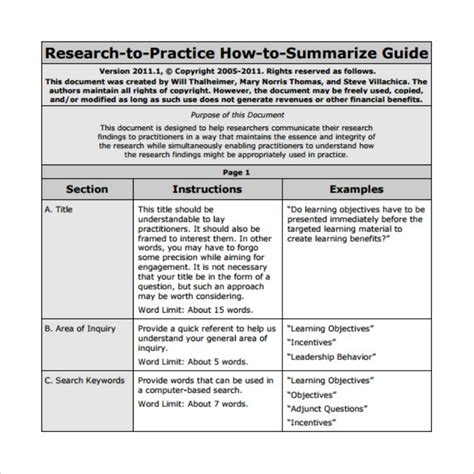 scientific review summary examples   write   results