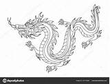 Drachen Chinesischen Drache Chinesischer Ausmalen Ausmalbilder China Abbildung Malvorlage Grafiken Drucken Malvorlagen sketch template