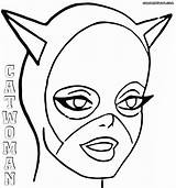 Catwoman Colorings sketch template