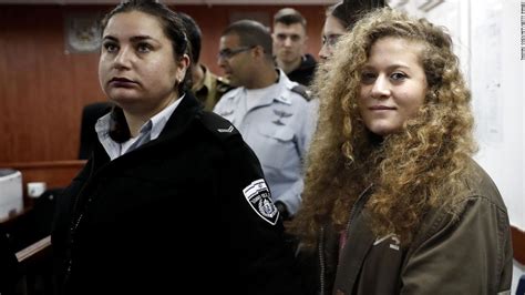 Ahed Tamimi Palestinian Teen Protester Appears In Court Cnn