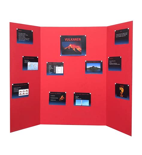 tri fold display board assorted colors    office systems aruba