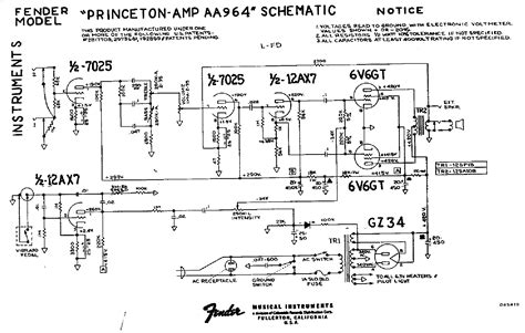 fender princeton aa service manual  schematics eeprom repair info  electronics