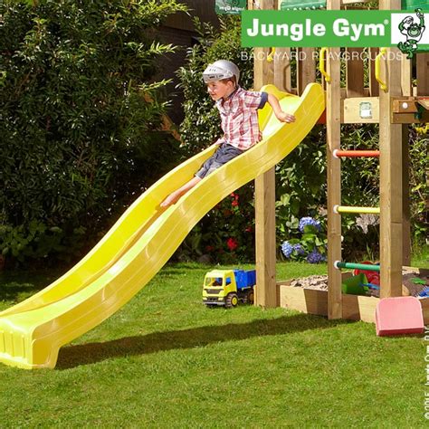 Wavy Star Slide Short Jungle Gym Climbing Frames