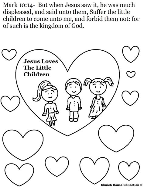 jesus loves   children   world coloring page
