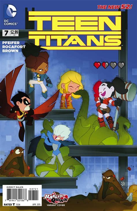 Dec140301 Teen Titans 7 Harley Quinn Var Ed Previews World