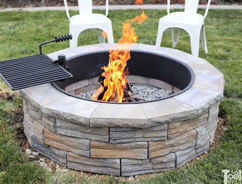 diy firepit ideas  designs  outdoor  updated