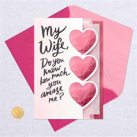 amaze  valentines day card  wife greeting cards hallmark
