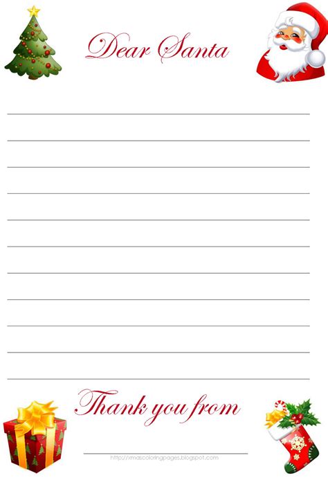 printable santa letter template printable world holiday