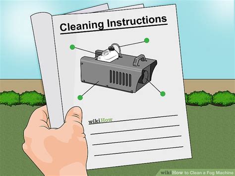 clean  fog machine  steps  pictures wikihow