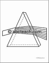 Prism Coloring Pages Worksheets Preschool Worksheeto Via sketch template