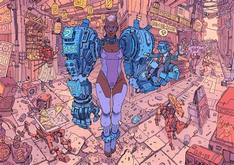 The Future Is Now Cyberpunk Illustrations Of A Dystopian