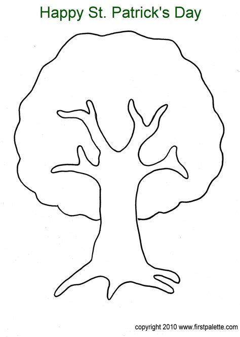 print  tree template earth day coloring pages leaf coloring page