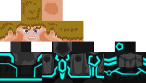 minecraft skins png files png freeuse stock minecraft pe tron skin png image