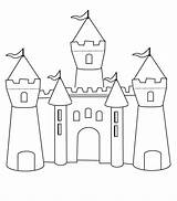 Castle sketch template