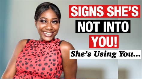signs she s not into you how to know if she s not into you youtube