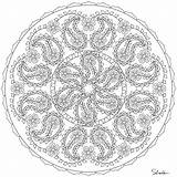 Mandalas Gratuit Adulte Adultos Colorier Paysage Dificiles Eau Mandale Liberate Adultes sketch template