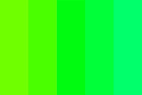 lime green color palette