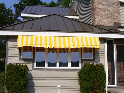 residential canvas window awnings muskegon awning