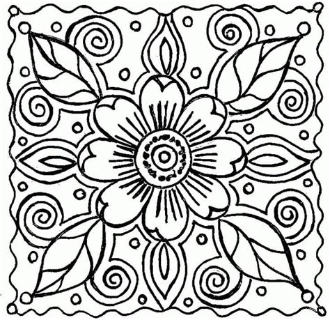 printable abstract coloring page  print  color