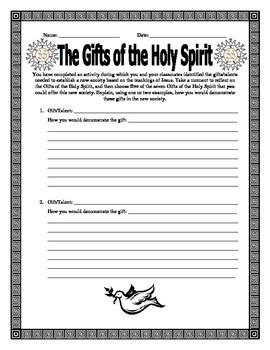 gifts   holy spirit  kristy douthwaite tpt
