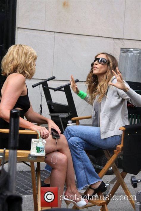 kim cattrall on the set of sex and the city 2 in manhattan 76 pictures