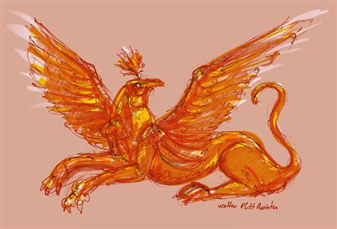minoan griffin drawing   golden seal   tomb  flickr