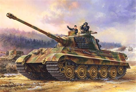 1 35 Germany Wwii Sd Kfz 182 King Tiger Tanks Henry Scher
