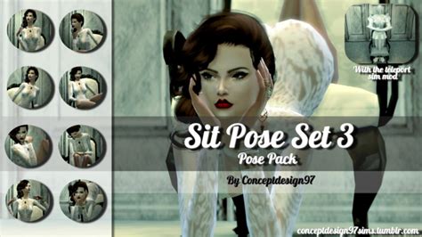 sit pose set 3 pose pack version at conceptdesign97 sims 4 updates