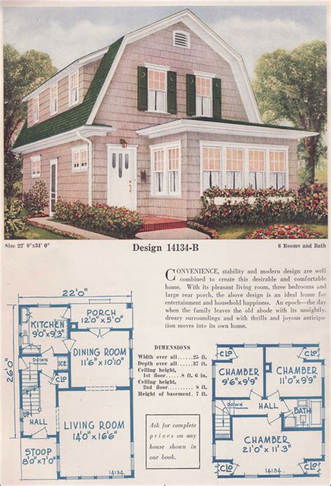 gambrel roof house plans