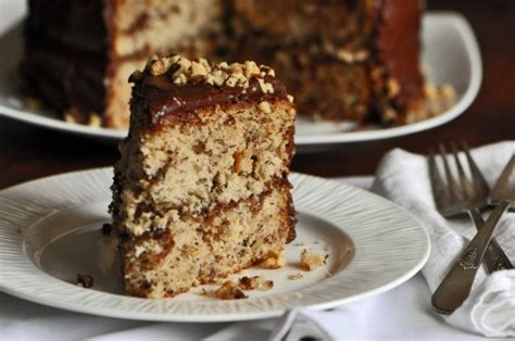 Buttermilk Banana Cake With Coffee Chocolate Frosting Recipe