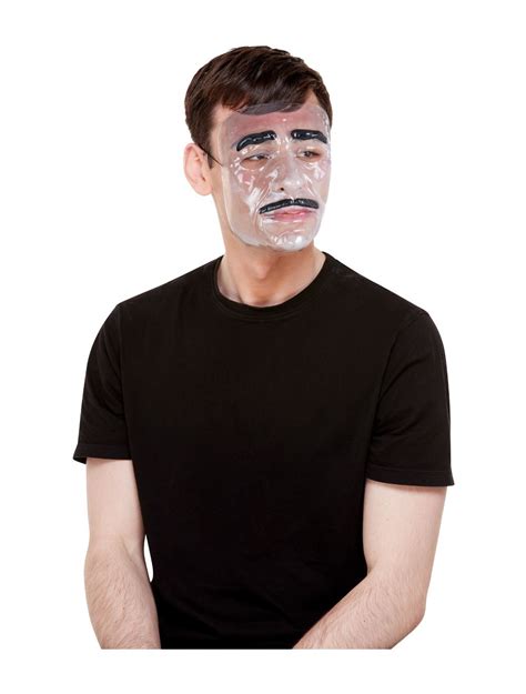 male transparent mask  fancy dress ball