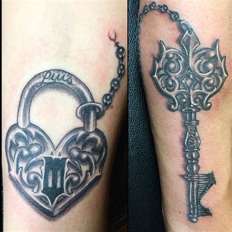 lock  key tattoos designs meanings