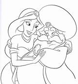 Coloring Jasmine Sultan Pages Disney Princess Walt Characters Aladdin Fanpop Daughter Printable Wonder Bubakids Rajah Father sketch template