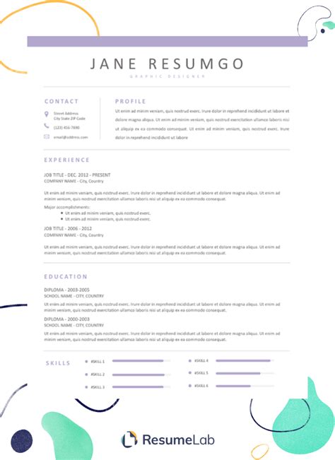 cv template    word   pre formatted resume