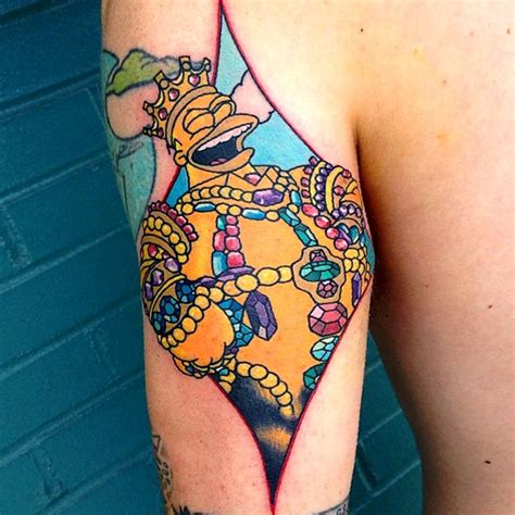 20 Funny Homer Simpson Tattoo Design And Ideas
