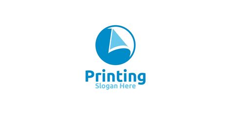 paper printing company logo design  denayunecs codester