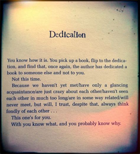 brilliant book dedications
