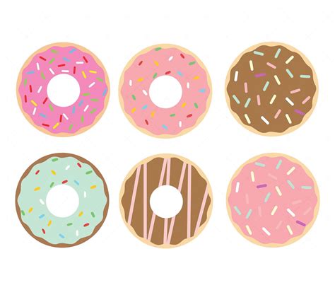 donut svg sprinkle donut donut print svg donut cut file donut clipart