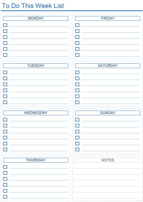 creative printable daily   list template